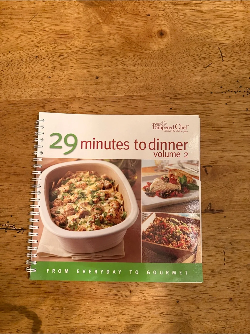3- Pampered Chef Cookbook Set -  29 Minutes to Dinner vol 1&2 All the best